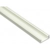 Ledco Prisadený hliníkový profil TWIGGY, 16x6mm, strieborná, bez difúzora N14 Ledco Prisadený hliníkový profil TWIGGY, 16x6mm, strieborná, bez difúzora N14