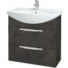 Dreja Umývadlová skrinka TAKE IT SZZ2 75 - D16 Tmavý betón / Úchytka T09 / D16 Tmavý betón Dreja Umývadlová skrinka TAKE IT SZZ2 75 - D16 Tmavý betón / Úchytka T09 / D16 Tmavý betón