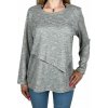Dámske blúzky s dlhým rukávom Vladana sivá