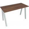 Hobis Pracovný stôl UNI A, 120x75,5x60 cm, orech/sivá Hobis Pracovný stôl UNI A, 120x75,5x60 cm, orech/sivá