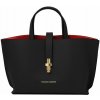 Kožená kabelka Agatha - Tuscany Leather Farba: Čierna Kožená kabelka Agatha - Tuscany Leather Farba: Čierna