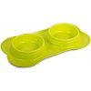 Verk Miska pre psov a mačky dvojitá plastová 2x400ml Verk Miska pre psov a mačky dvojitá plastová 2x400ml