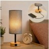 | Brilagi - Stolná lampa s USB portom TABLON 1xE27/25W/230V dub/čierna/sivá | BG3673+BG3683 | Brilagi - Stolná lampa s USB portom TABLON 1xE27/25W/230V dub/čierna/sivá | BG3673+BG3683