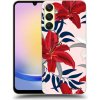 Picasee silikónový prehľadný obal pre Samsung Galaxy A25 A256B 5G - Red Lily Picasee silikónový prehľadný obal pre Samsung Galaxy A25 A256B 5G - Red Lily