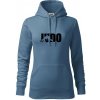 Judo - Nápis - Mikina dámská Cape s kapucí - S ( Denim ) Judo - Nápis - Mikina dámská Cape s kapucí - S ( Denim )