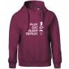 Eat sleep play - šach - Oversized mikina dámská Moon - kratšia + širšia - XS ( Fuchsiová ) Eat sleep play - šach - Oversized mikina dámská Moon - kratšia + širšia - XS ( Fuchsiová )