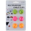Praktické klipy na káble set 6 ks Praktické klipy na káble set 6 ks