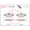 Sada brzdových platničiek, vždy 4 kusy v sade BREMBO P 24 148 (P24148)