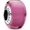 Charms Pandora - Malé ružové murano sklo 793107C00 Charms Pandora - Malé ružové murano sklo 793107C00