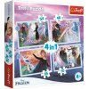 Trefl Trefl Puzzle 4v1 Magie v lese / Disney Frozen 2 Trefl Trefl Puzzle 4v1 Magie v lese / Disney Frozen 2