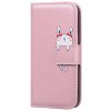 Flipové puzdro TopQ pre Samsung A16 ružové s králikom Flipové puzdro TopQ pre Samsung A16 ružové s králikom