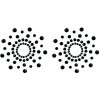 SuperLove Diamonds Nipple Covers Black