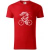 Cyklo kostra - Tričko z organickej bavlny - S ( Červená ) Cyklo kostra - Tričko z organickej bavlny - S ( Červená )