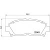 Sada brzdových platničiek kotúčovej brzdy BREMBO P 83 028 Sada brzdových platničiek kotúčovej brzdy BREMBO P 83 028