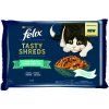 Felix Tasty Shreds losos a tuniak v šťave 4 x 80 g Felix Tasty Shreds losos a tuniak v šťave 4 x 80 g