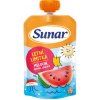 SUNAR Jablko vodný melón banán ovocný príkrm kapsička od ukonč. 6 100 g SUNAR Jablko vodný melón banán ovocný príkrm kapsička od ukonč. 6 100 g