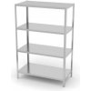 Hendi Skladový regál Kitchen Line - 4 police - 1200x500x1800 mm | Hendi 812549 Hendi Skladový regál Kitchen Line - 4 police - 1200x500x1800 mm | Hendi 812549