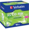 CD-RW VERBATIM DTL+ 700MB 12X 10ks/bal. CD-RW VERBATIM DTL+ 700MB 12X 10ks/bal.