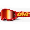 100 PERCENT OKULIARE ACCURI 2 YOUTH JUNIOR ČERVENÉ - STRIEBORNÉ ZRKADLOVÉ SKLO - FARBA Č 100 PERCENT OKULIARE ACCURI 2 YOUTH JUNIOR ČERVENÉ - STRIEBORNÉ ZRKADLOVÉ SKLO - FARBA Č