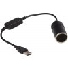 Redukcia s meničom napätia USB/CL zásuvka - 5V/12V, 1A (34168) Redukcia s meničom napätia USB/CL zásuvka - 5V/12V, 1A (34168)