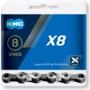 Reťaz KMC X8 Silver/Gray, 8 Speed Reťaz KMC X8 Silver/Gray, 8 Speed