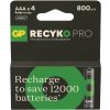 GP ReCyko Pro AAA 800mAh 4ks 1032124080 GP ReCyko Pro AAA 800mAh 4ks 1032124080