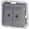 Zapustený spínač rolety Pearl, 10A, 250V, WP-10P, antracit Zapustený spínač rolety Pearl, 10A, 250V, WP-10P, antracit