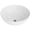 LaVita ROUND UMÝVADLO NA DOSKU 41 cm, biele keramické LaVita ROUND UMÝVADLO NA DOSKU 41 cm, biele keramické