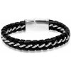 Troli Prepletaný kožený náramok Leather 23 cm Troli Prepletaný kožený náramok Leather 23 cm