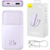 Powerbanka Baseus Comet s káblom USB-C, 10000 mAh, 22,5 W (fialová) Powerbanka Baseus Comet s káblom USB-C, 10000 mAh, 22,5 W (fialová)