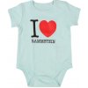 Detské body RAMMSTEIN Rammstein I Love Rammstein zelená