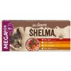 SHELMA bezobilné dušené filetky masový výběr pro kočky 40 x 85 g SHELMA bezobilné dušené filetky masový výběr pro kočky 40 x 85 g