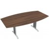 Hobis Rokovací stôl Flex, 200x75,5x110 cm, orech/kov Hobis Rokovací stôl Flex, 200x75,5x110 cm, orech/kov