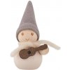 Aarikka Škriatok gitarista 9cm, biely Aarikka Škriatok gitarista 9cm, biely