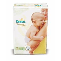 Premium Pampers care 2 mini 3-6kg 72ks