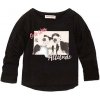 Minoti tričko dievčenské s dlhým rukávom GDIP 8 černá