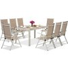 Polywood Verona hliníkový záhradný set pre 8 osôb Garden Point béžový Polywood Verona hliníkový záhradný set pre 8 osôb Garden Point béžový
