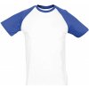 SOĽS Funky Pánske tričko SL11190 White / Royal blue 3XL SOĽS Funky Pánske tričko SL11190 White / Royal blue 3XL