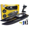 LEAN TOYS Pretekársky motorový čln na diaľkové ovládanie 2,4GHz 1:47 30km/h čierny RTR LEAN TOYS Pretekársky motorový čln na diaľkové ovládanie 2,4GHz 1:47 30km/h čierny RTR