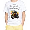 Fajntričko Kids detské tričko Keď vyrastiem, budem motorkár biela
