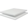 Regálová polica Schulte biela 600x35x500 mm, balenie 2 kusy, zasúvací systém Regálová polica Schulte biela 600x35x500 mm, balenie 2 kusy, zasúvací systém