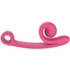 Snail Vibe Curve dvojitý stimulátor bodu G ružový, 2 motory, silikón Snail Vibe Curve dvojitý stimulátor bodu G ružový, 2 motory, silikón