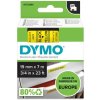 DYMO páska D1 19mm x 7m, čierna na žltej S0720880 DYMO páska D1 19mm x 7m, čierna na žltej S0720880