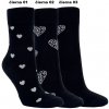 Dámske bambusové ponožky Heart RS - 35-38 / čierna (02) Dámske bambusové ponožky Heart RS - 35-38 / čierna (02)