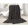 Fleecová deka Lara 220x240 cm, antracitová Fleecová deka Lara 220x240 cm, antracitová