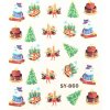 Vianočná vodolepka X-mas SY-860 Vianočná vodolepka X-mas SY-860