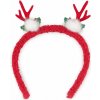 Čelenka do vlasov vianočná / párty - červená Čelenka do vlasov vianočná / párty - červená