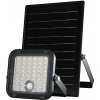 V-TAC Solárny LED reflektor s diaľkovým ovládaním a PIR senzorom 10W, 1500lm, 2v1 4000K+6000K, čierny V-TAC Solárny LED reflektor s diaľkovým ovládaním a PIR senzorom 10W, 1500lm, 2v1 4000K+6000K, čierny