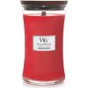 Woodwick oválna váza Crimson Berries 609.5g, Vonná sviečka Woodwick oválna váza Crimson Berries 609.5g, Vonná sviečka