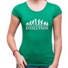 Fajntričko Tričko pre IT nadšencov - Evolúcia, Farba zelená, Strih/ Variant Dámsky Fajntričko Tričko pre IT nadšencov - Evolúcia, Farba zelená, Strih/ Variant Dámsky